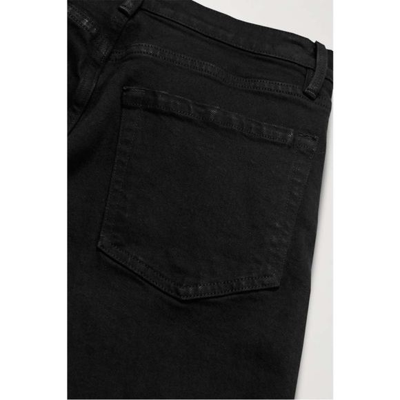 FRAME Le Vintage Bermuda Frayed Denim Shorts - Picture 7 of 7